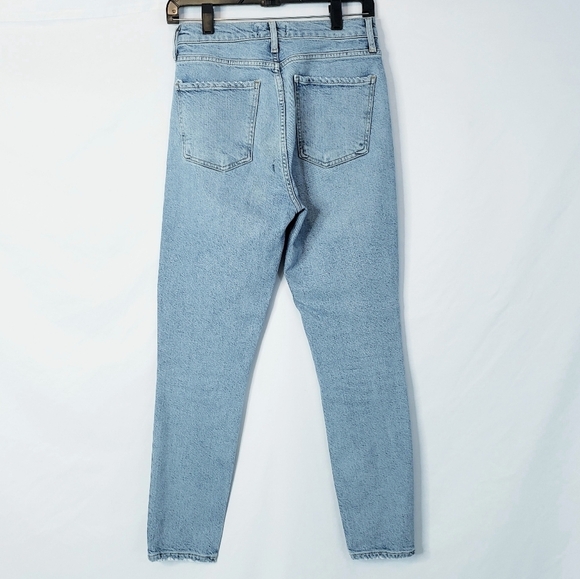 Agolde Nico High Rise Slim Jeans Cliffside Wash Denim Size 26 - Picture 3 of 12
